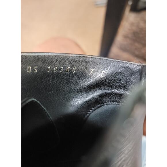 Salvatore Ferragamo Antila Ankle Boots Women's 7 Black Leather Lace Up Booties - Picture 10 of 10